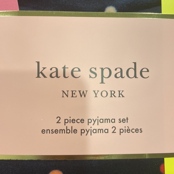 KATE SPADE New York Printed Long Sleeve Pajama Set - Picture 6 of 8